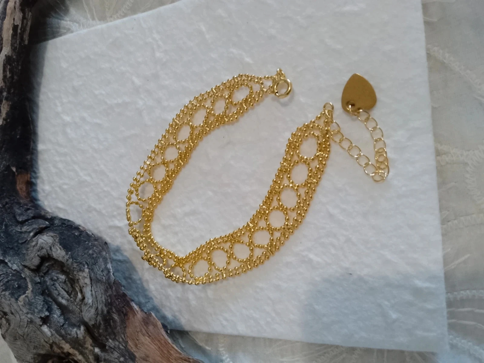 Vergulde bohemien armband – photo 3